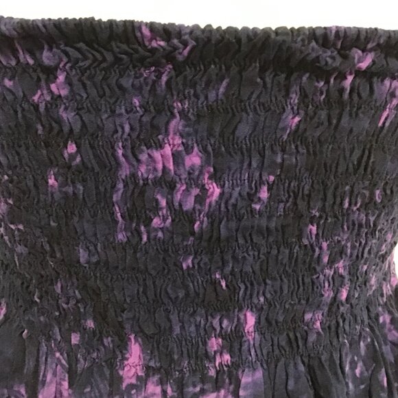 NaPua Honolulu Collection Purple Floral Halter Tie Dress Size M - Picture 7 of 11